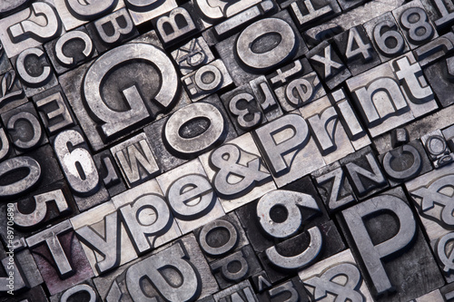 Bleisatz Buchstaben