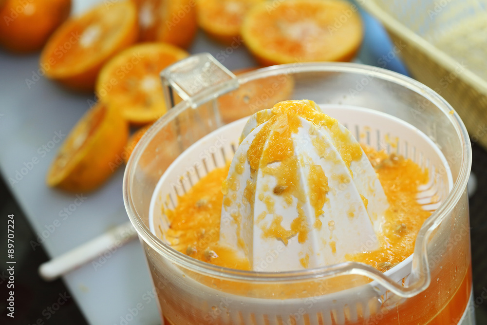 juicer machine with hand, fresh orange juice juicer machine with hand, fresh orange juice