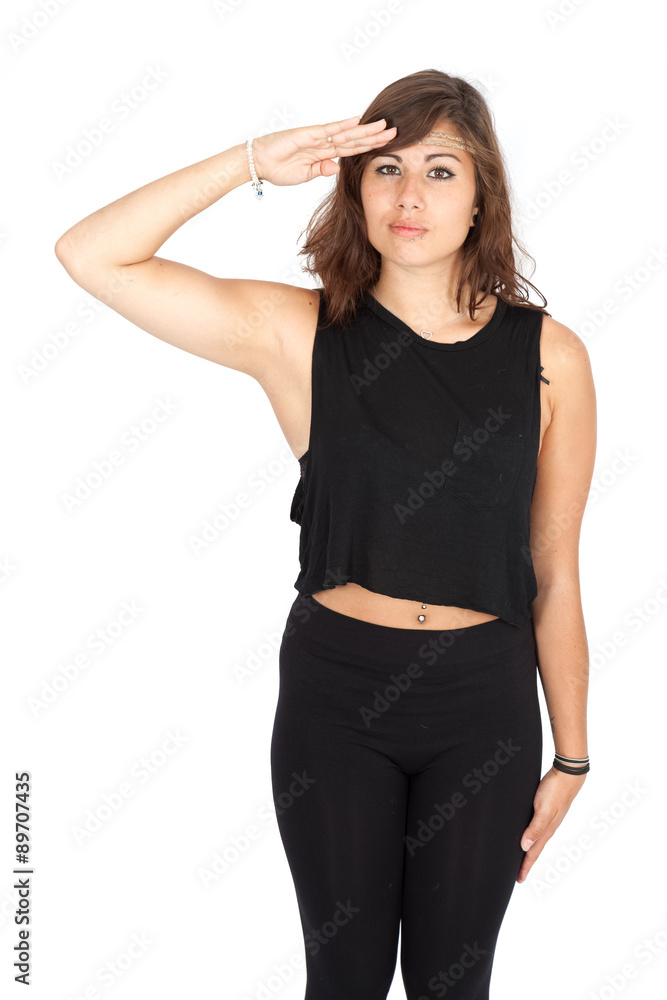 Beautiful woman doing different expressions in different sets of clothes: Beautiful woman doing different expressions in different sets of clothes: