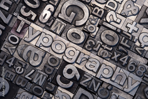Bleisatz Buchstaben