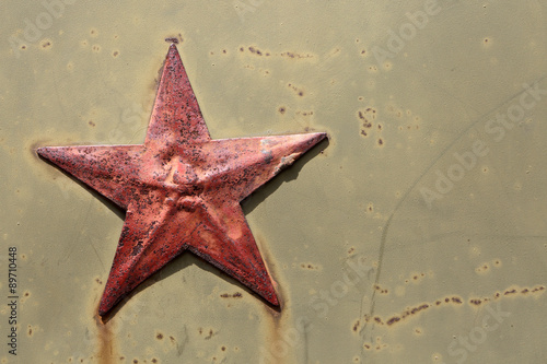 Fotografi Old Red Star