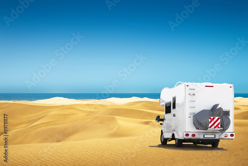 camper nel deserto