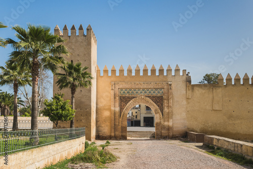 Bab Lamar is the old gate in Fes, Morocco photo