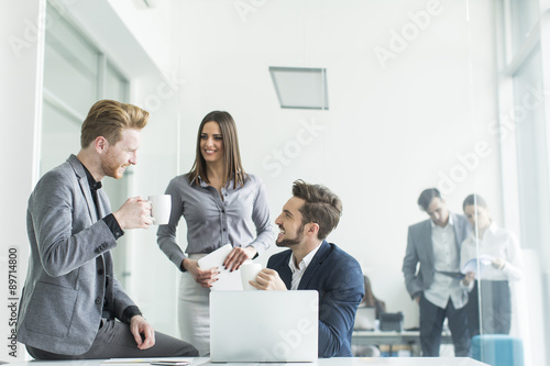 Young people in the office