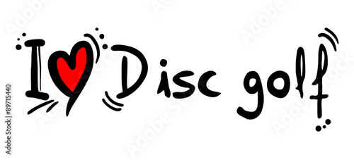 Disc golf love