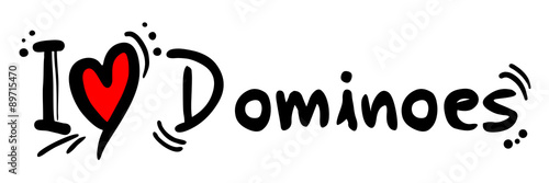 Dominoes love