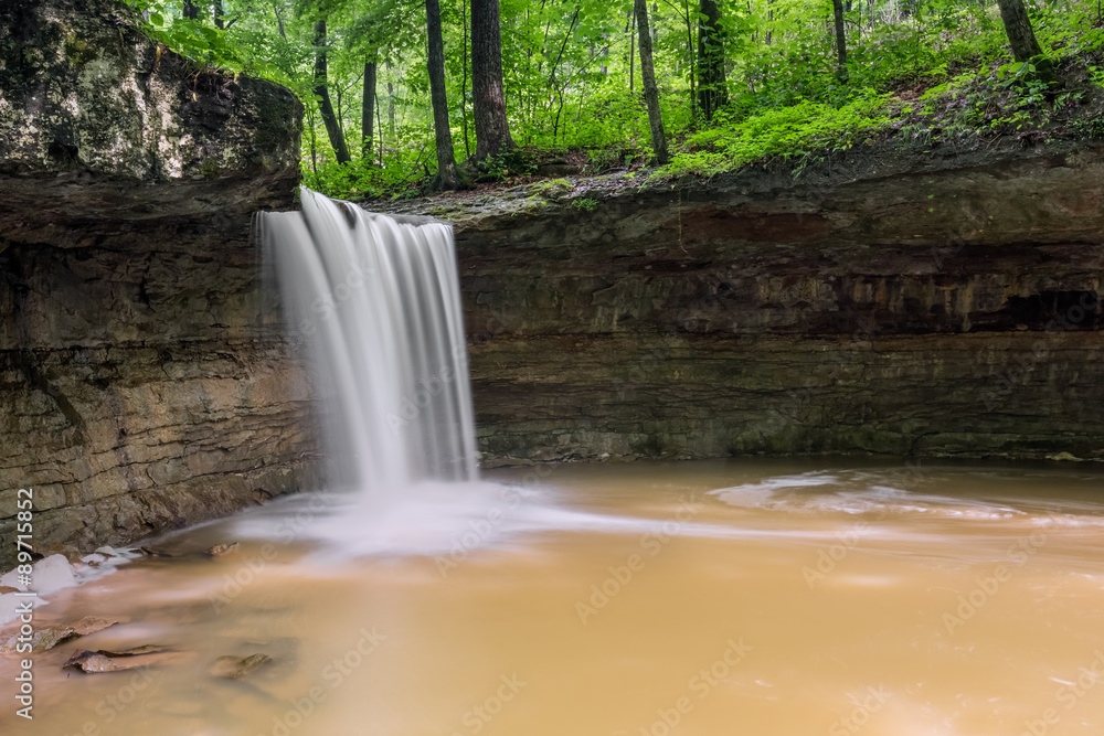 Fototapeta premium Indiana's Rock Rest Falls