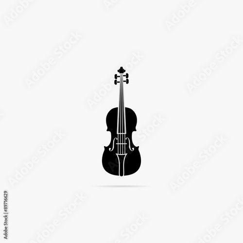 Simple icon violin.