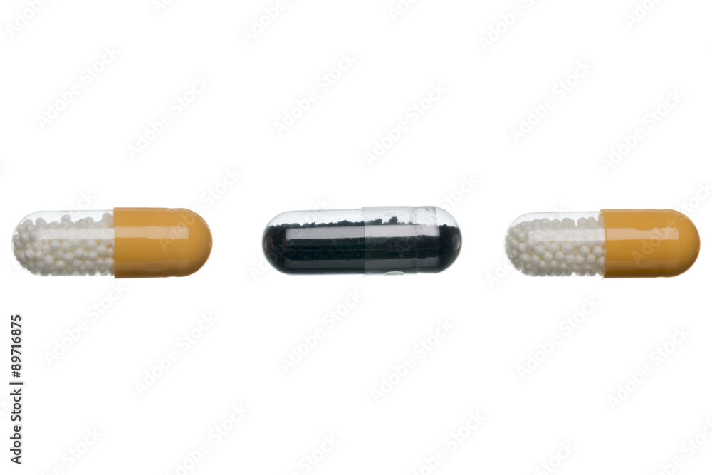 Pills capsule isolated on white background Pills capsule isolated on white background