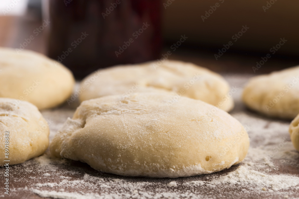 fresh dough ready for baking fresh dough ready for baking