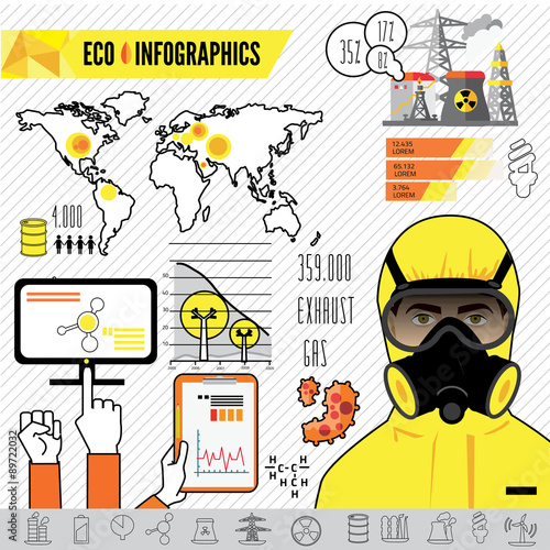 oil and gas industry infographics, extraction