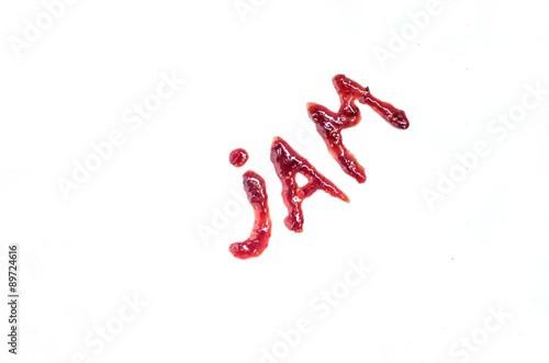 word jam spelling with jam.