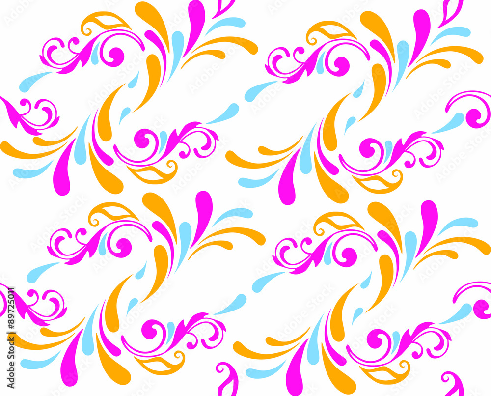 Sampless patterrn with khokhloma Sampless patterrn with khokhloma