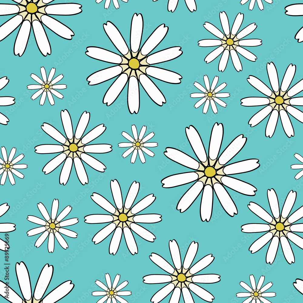 seamless background with flowers seamless background with flowers