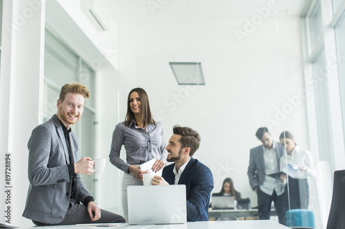 Young people in the office