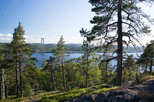 Högakustenbron, Angermanälven, Schweden