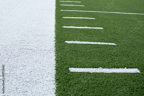 Εκτύπωση καμβά Sideline of Football field background