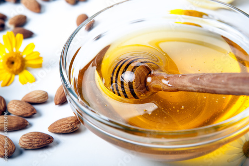 Foto still life of honey
