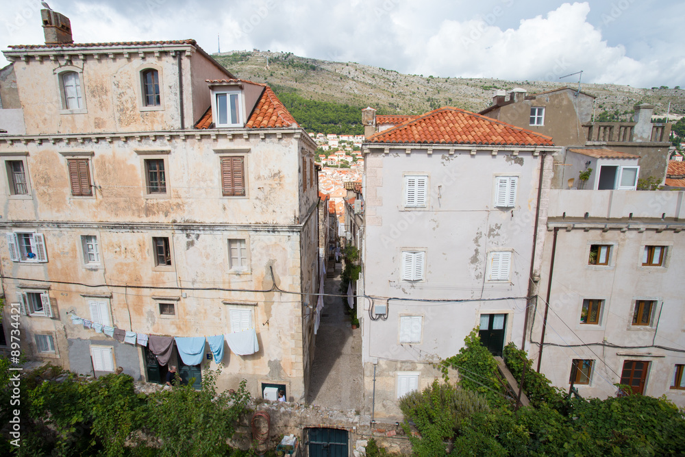 Living old city of Dubrovnik