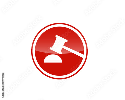 auction logo 2 icon template