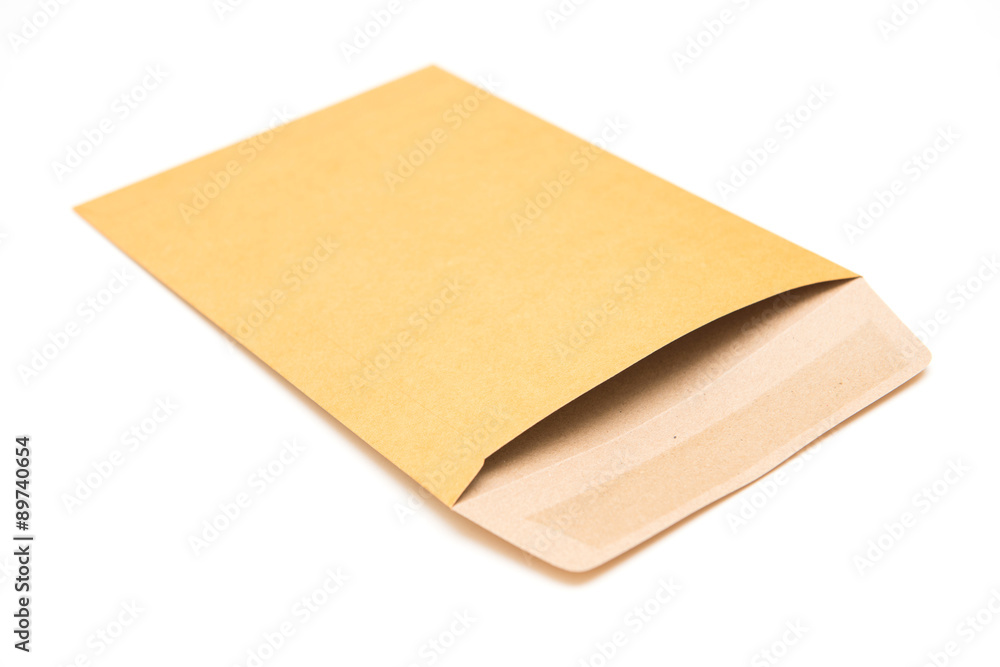 blank brown envelope for documents
