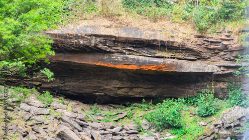 Cliff near Lake.