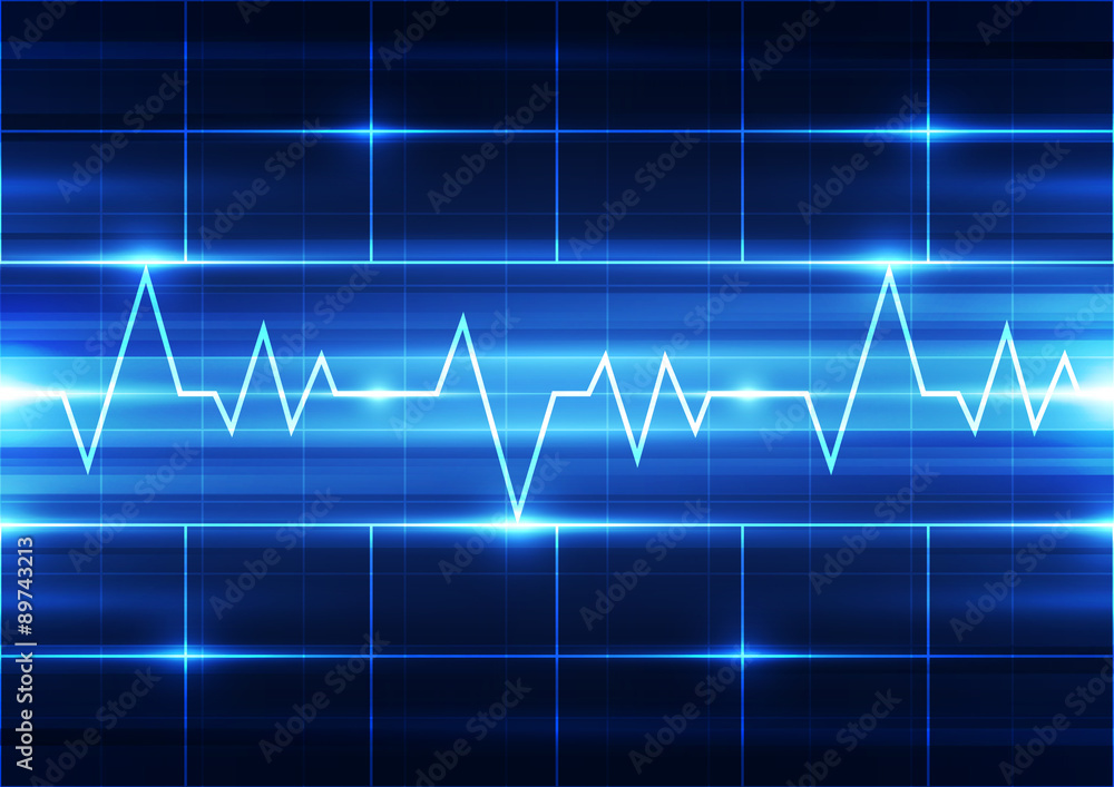 abstract vector electrocardiogram background illustration abstract vector electrocardiogram background illustration