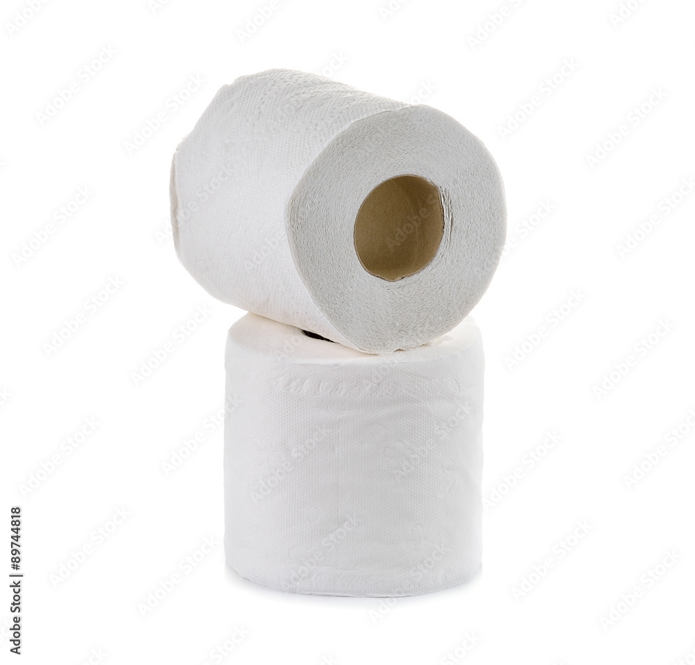 White tissue paper on white background White tissue paper on white background