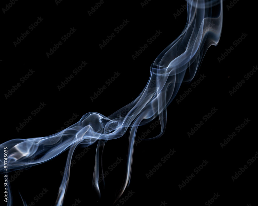 Abstract smoke on a black background. Abstract smoke on a black background.