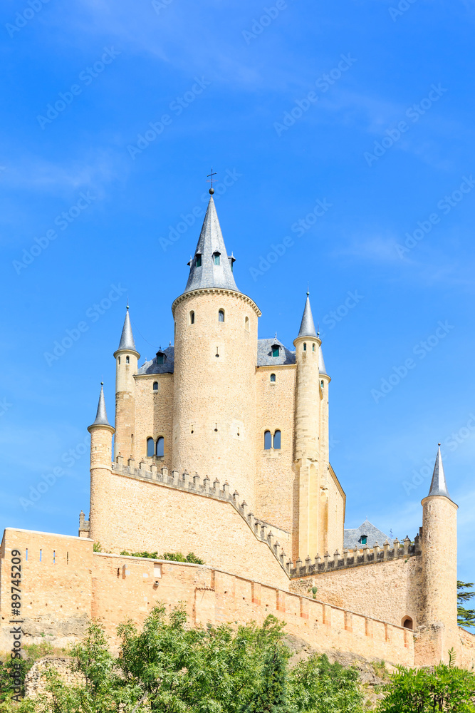 The famous Alcazar of Segovia, Castilla y Leon