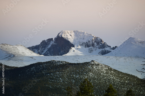 Longs Peak, Colorado in May photo