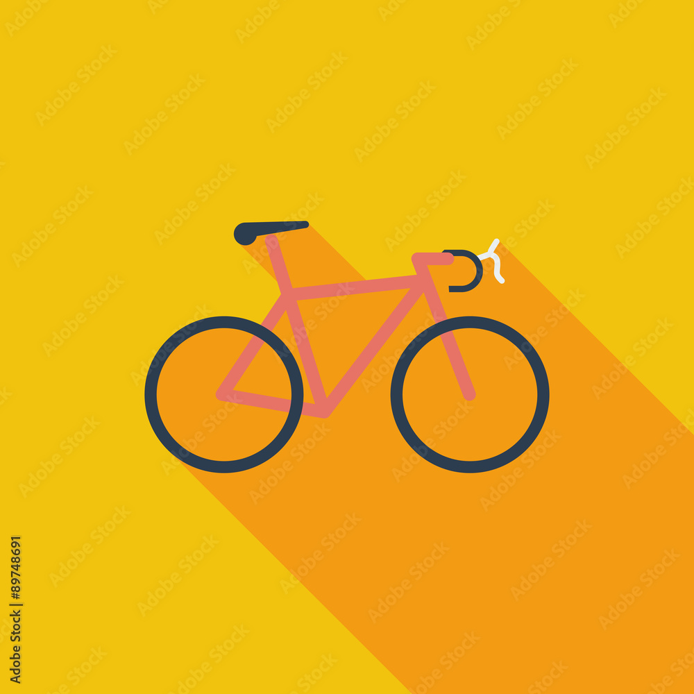 Bicycle icon. Bicycle icon.