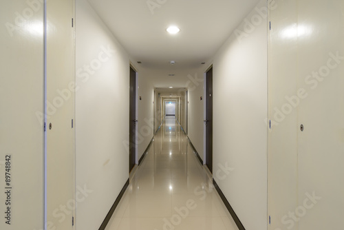 Condominium corridor.