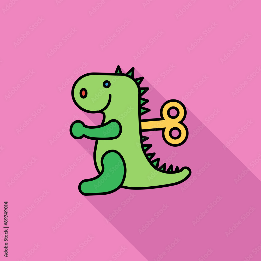 Naklejka premium Dinosaurus toy