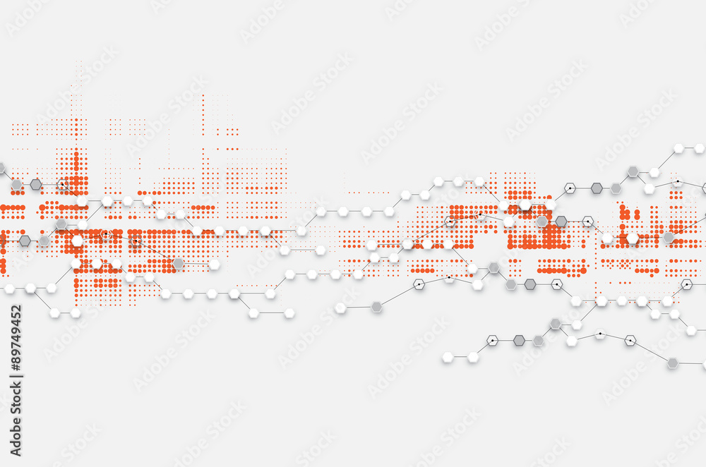 Abstract tech background. Futuristic technology interface. Vector for business solution Abstract tech background. Futuristic technology interface. Vector for business solution
