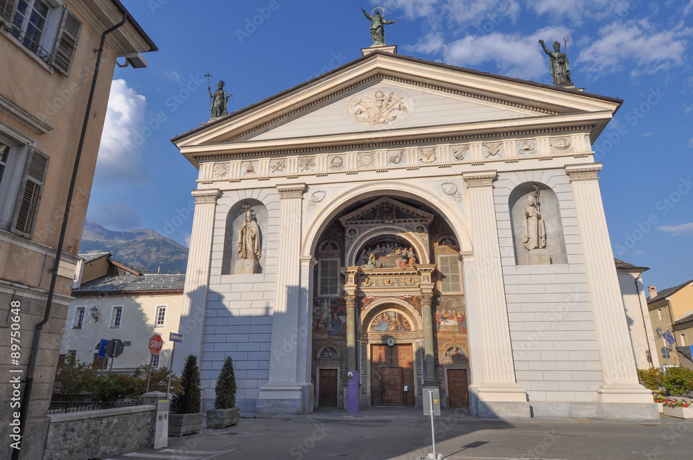 Cathedral church in Aosta