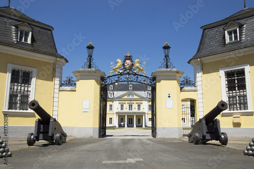 Eingang zum Schloss Neuwied (am Rhein), Deutschland