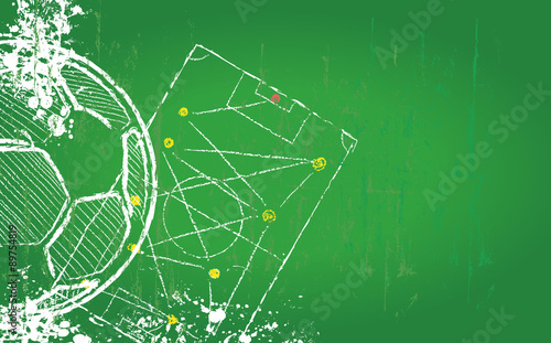 Soccer / Football design template,free copy space, vector