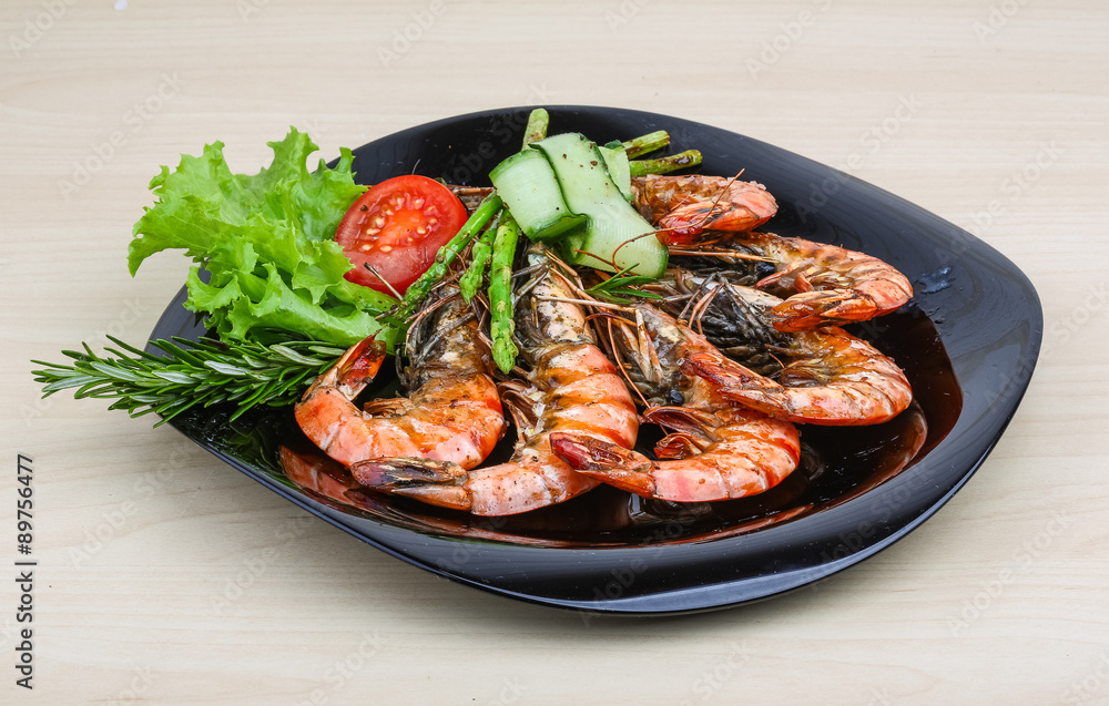 Grilled prawns Grilled prawns