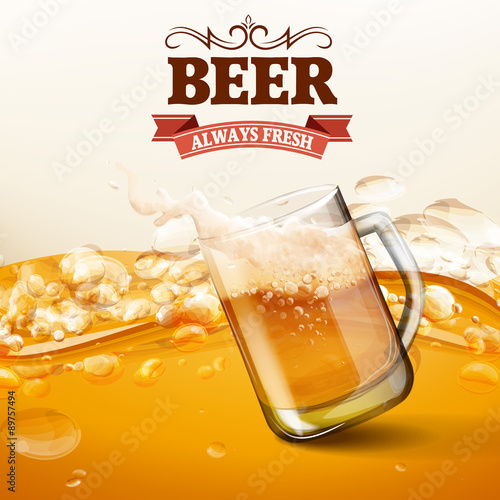 BEER  HIGH QUALITY BANNER