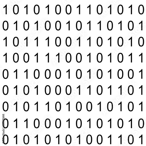 seamless texture of binary code
