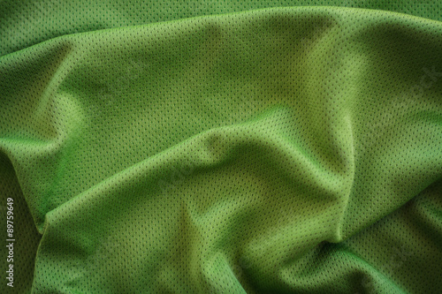 crumpled green fabric texture background