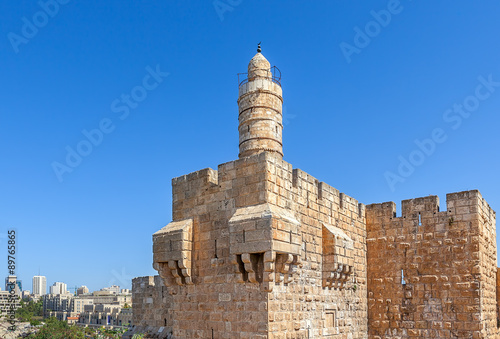 Tower of David in Jerusalem, Israel. photo