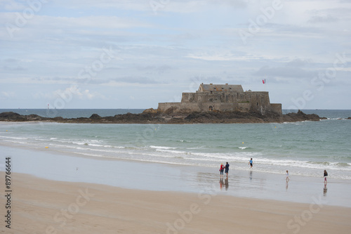 Fort National in Saint Malo (France)..