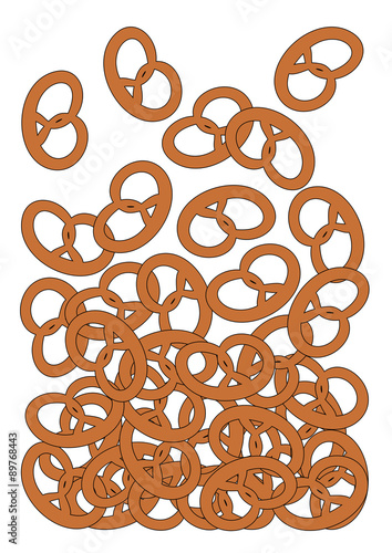 Knabberspaß - Fallende Brezel