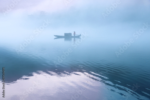 Boat on the lake.