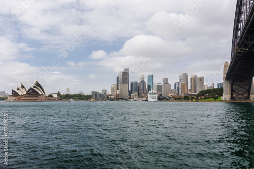 Sydney cloudy cityscape
