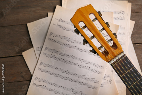 Music recording scene with ...
