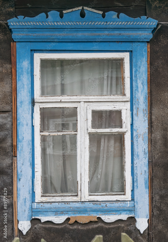 Obraz premium Old wooden window