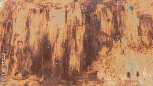 Rusty texture with shabby paint